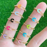 10 piece zircon rings fashion crystal rings enamel clasp style ring mix color fashion jewelry rings 51715