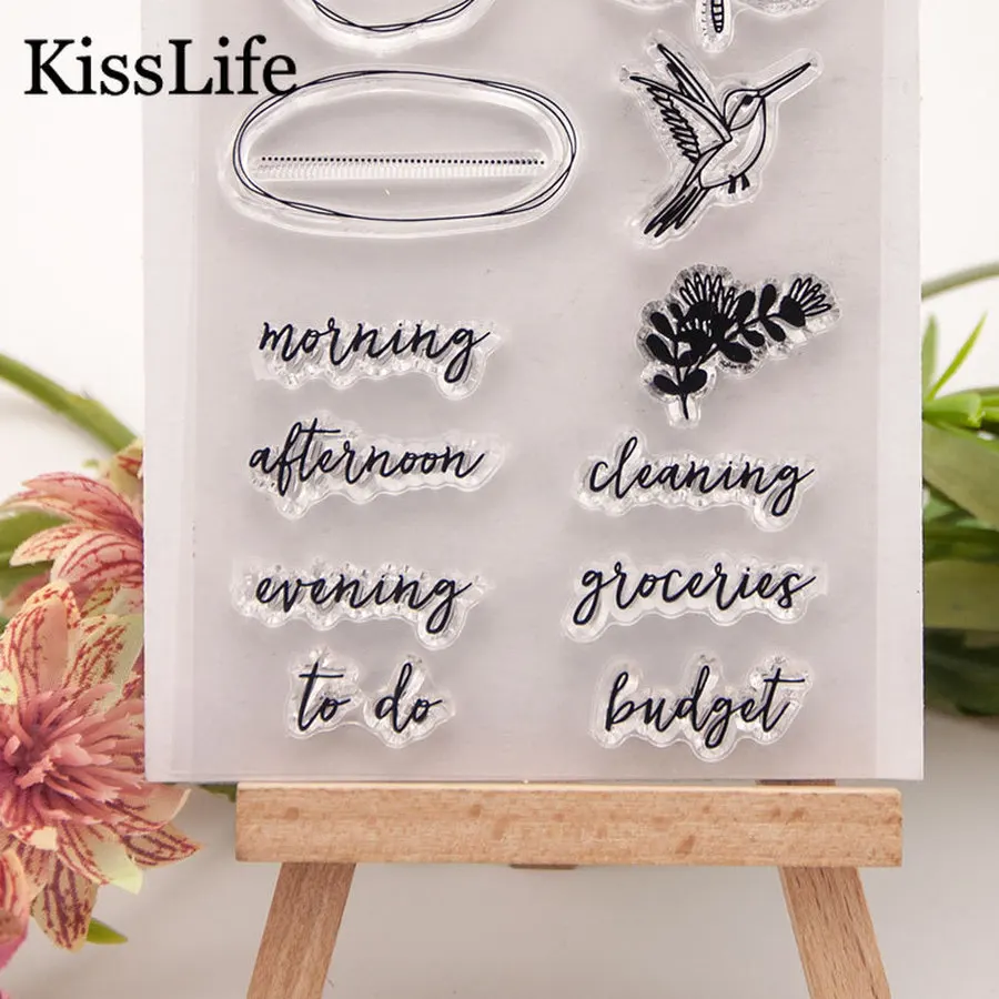 1 Sheet Circle Frame Dragonfly Morning Budget Leaves Clear Rubber Stamps for Card Making Scrapbooking Christmas | Дом и сад