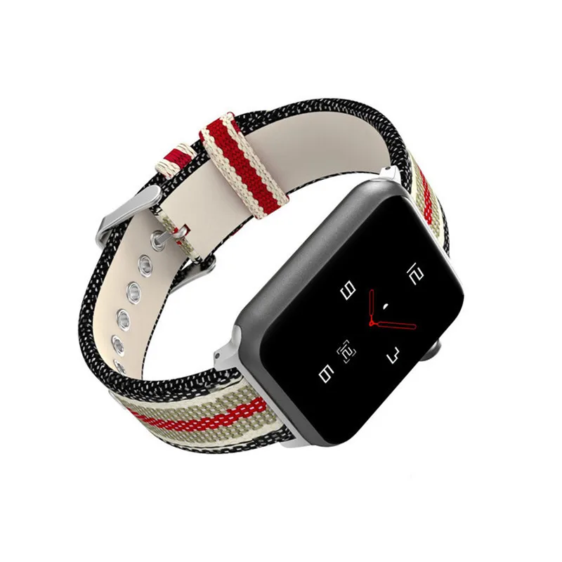 Нейлоновый ремешок для Apple Watch 40 мм 44 серия 4 iWatch кожаный 38 42 3 2 1 сменный