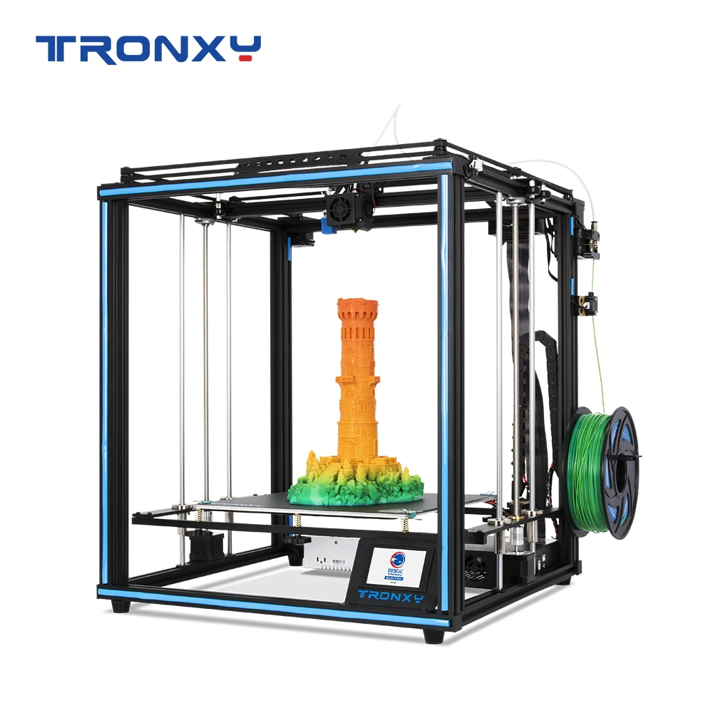 

Tronxy X5SA 3D Printer Large Size 330*330mm Full Metal Silence Driver CoreXY Structure Fully Functional High Precision Printing