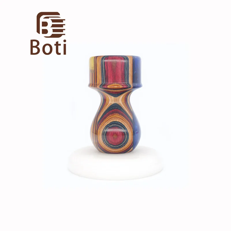 Фото Тоннель Boti Brush-Time с ручкой из смолы и дерева, высококачественная ручка для бритья, принимаем индивидуальные мужские ежедневные необходимые ... №5