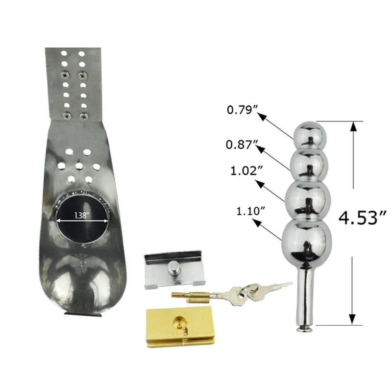 Пояс верности мужской из нержавеющей стали БДСМ клетка целомудрия интимные