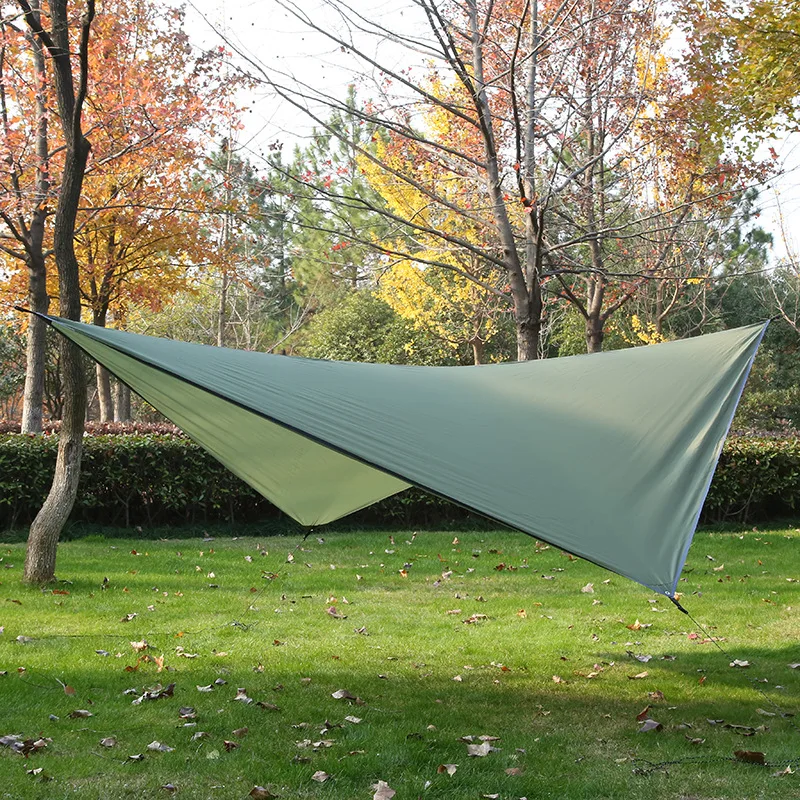 

3.2x2.5m Awning Rhombus Waterproof Tarp Tent Shade Garden Canopy Sunshade Outdoor Hammock Beach Barbecue Carpa Plegable Camping