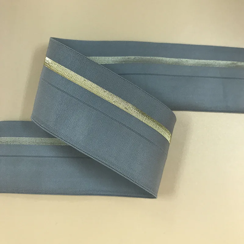 

4cm polyester skirt belt accessories double fold elastic band double fold binding band rubber band color spot supply