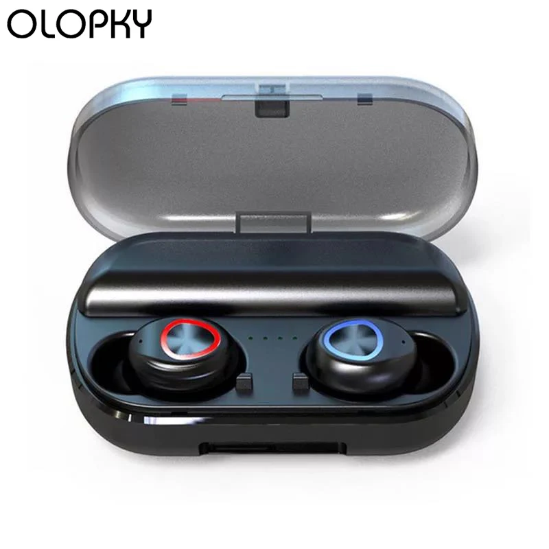 

TWS Bluetooth 5.0 Earphone 8D Stereo Wireless Headphones Sport Waterproof Handsfree Headset Mini Earbuds With Mic+ Power Bank
