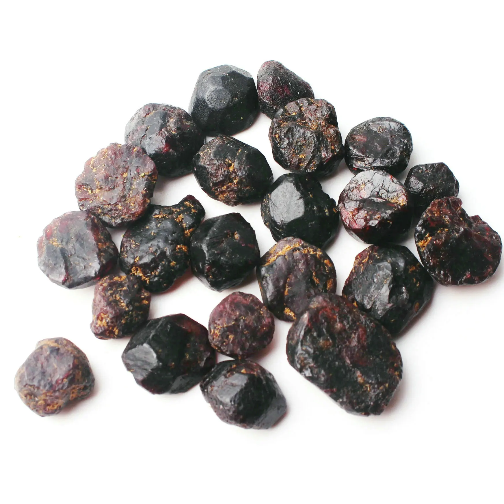 Натуральный Красный Гранат шероховатый минеральный камень гравий с лечебным