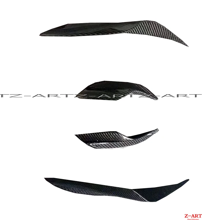 2009-2012 Z-ART углеродное волокно передние щитки для M3 переднего бампера разветвитель