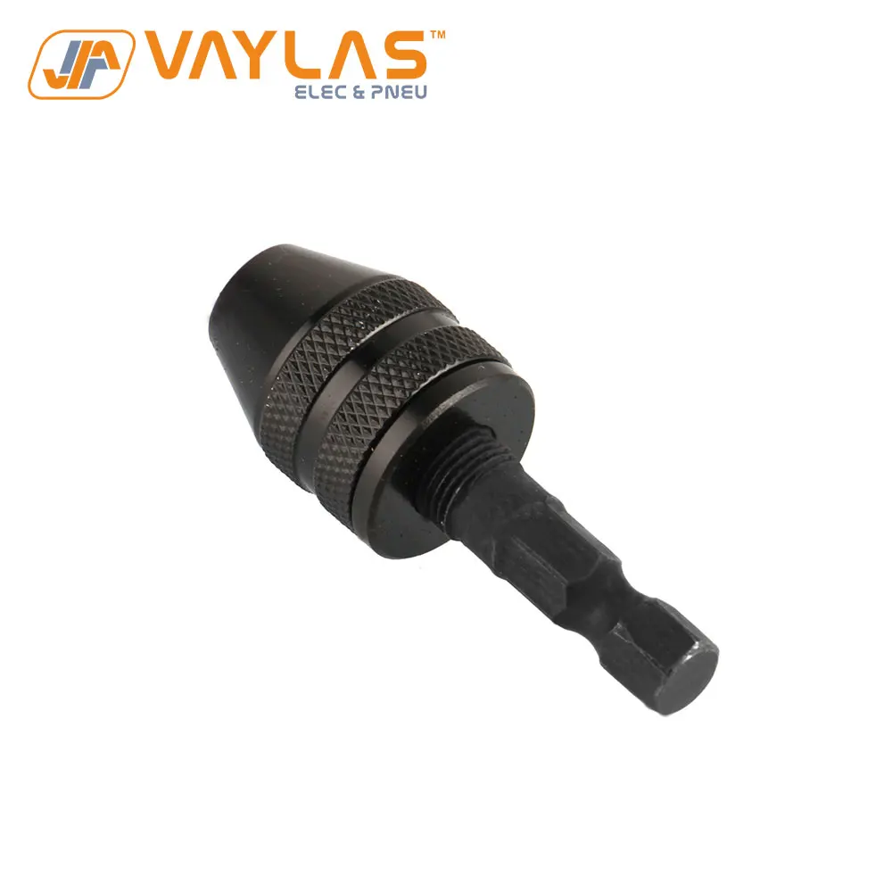 

Keyless Drill Chuck 0.3-3.6mm Extended Hexagon Handle Electric Screwdriver Adapter Extension Rod