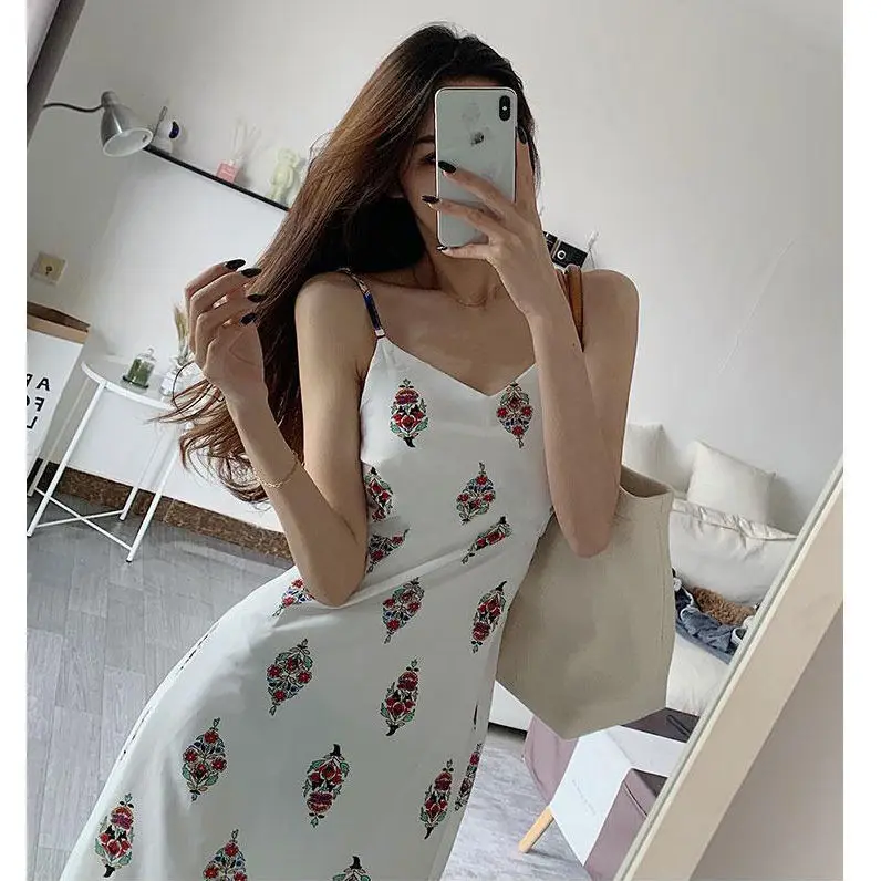 

2021 new SLING DRESS long summer style slim fashion sexy fairy skirt