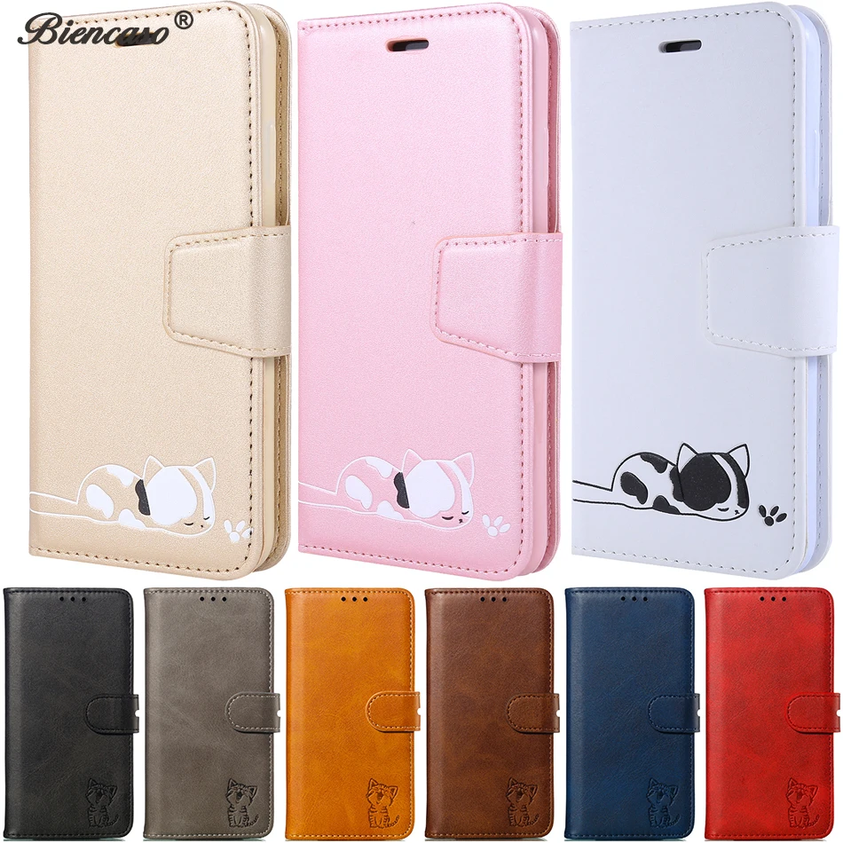 Чехол книжка с откидной крышкой для Redmi Note 7 Pro роскошный кожаный чехол бумажник