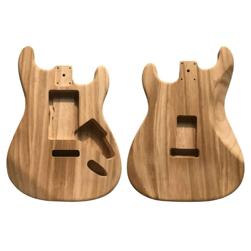 

094C Guitar Barrel Body for Guitar DIY Accessory Maple Wood With Humbuck Pickup Hole