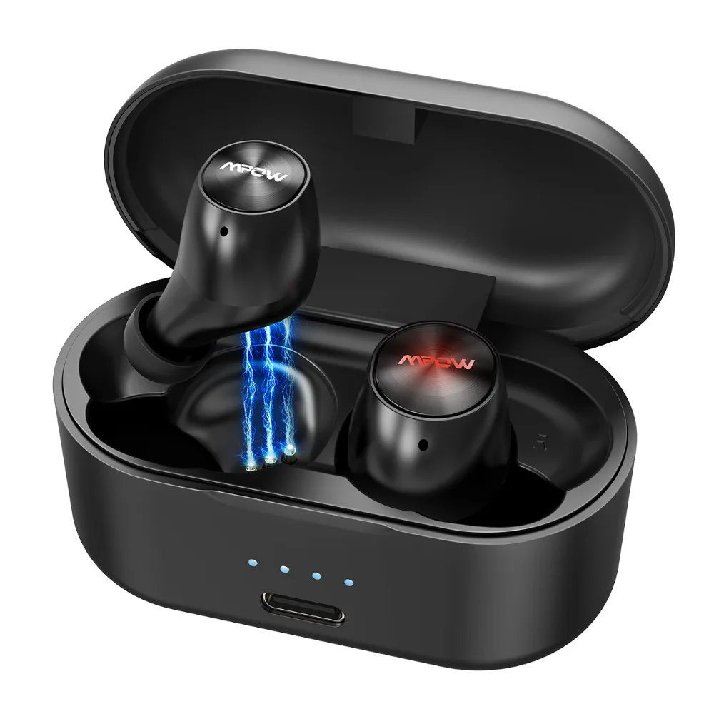 Mpow M8 Bluetooth 5.0 Wireless Earphones Support APTX 24h Playing Time CVC 8.0 Noise Cancelling Mic For iPhone 11 Xiaomi Samsung