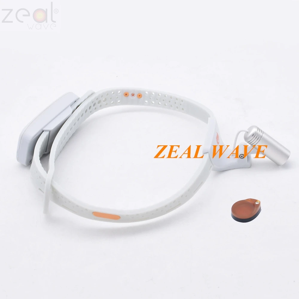 

For Ultra-Light Silicone Headband Integrated LED3W Highlight Inspection Surgical Filter Headlight ENT Oral Cavity