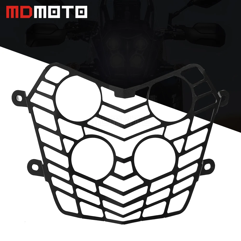 

MDMOTO Motorcycle CNC Aluminium Headlight Protector Grille Guard Cover Protection Grill For Yamaha Tenere 700 Tenere700