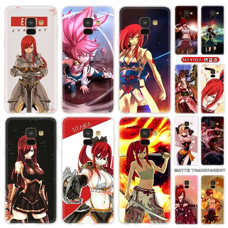 

Чехол для телефона Samsung Galaxy J6 J8 J5 J7 J4 Plus 2018 2016 2017 EU Prime Pro CORE Cover Star аниме Эльза Фея хвост