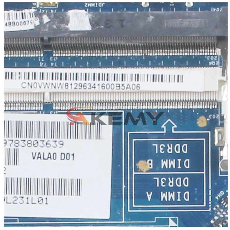 LA-9411P mainboard CN-0VWNW8 For DELL Latitude E6540 Laptop Motherboard VALA0 LA-9411P VWNW8 HM87 PGA947 DDR3 100% Fully Tested