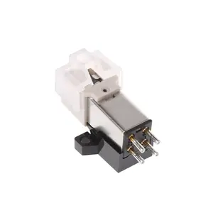 Проигрыватель пластинок двойной подвижный Магнитный картридж с виниловой иглой, двойной рубиновый и сапфировый стерео стилус