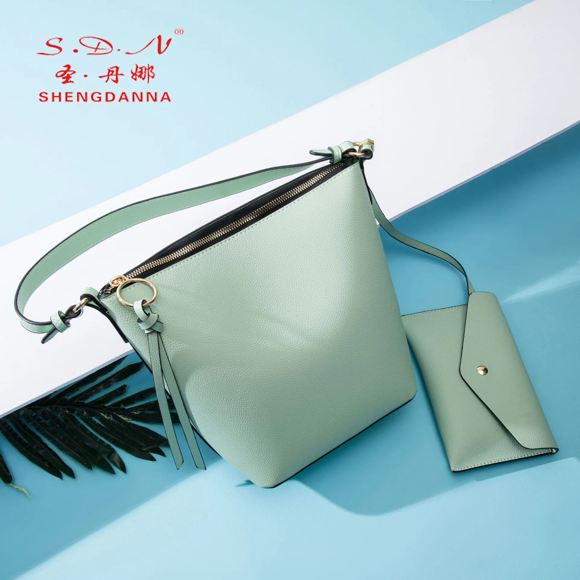 SDN новая женская сумка через плечо однотонный Высококачественный портативный ПУ