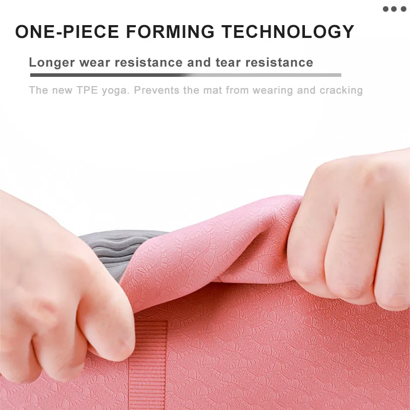 Женский Коврик для йоги из ЭВА толстый нескользящий спортивный матрас спортзала
