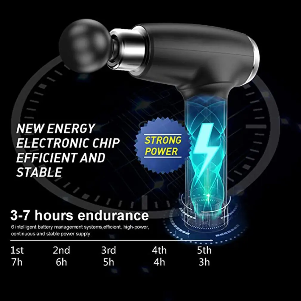 

Fascia gun massage gun muscle relaxation massager vibration muscle gun vibration massage fitness equipment