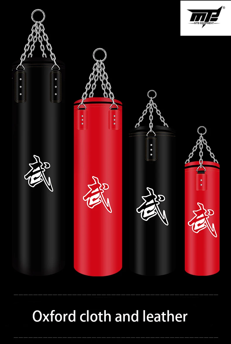 MMA PU дыропробивная сумка из ткани Оксфорд и кожи полые боксерская груша с песком