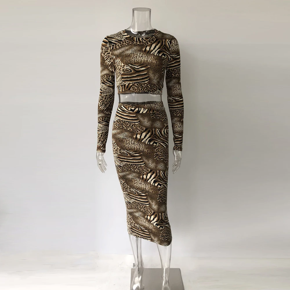 Женские комплекты KGFIGU рубашки с длинным рукавом и Милая юбка-карандаш для