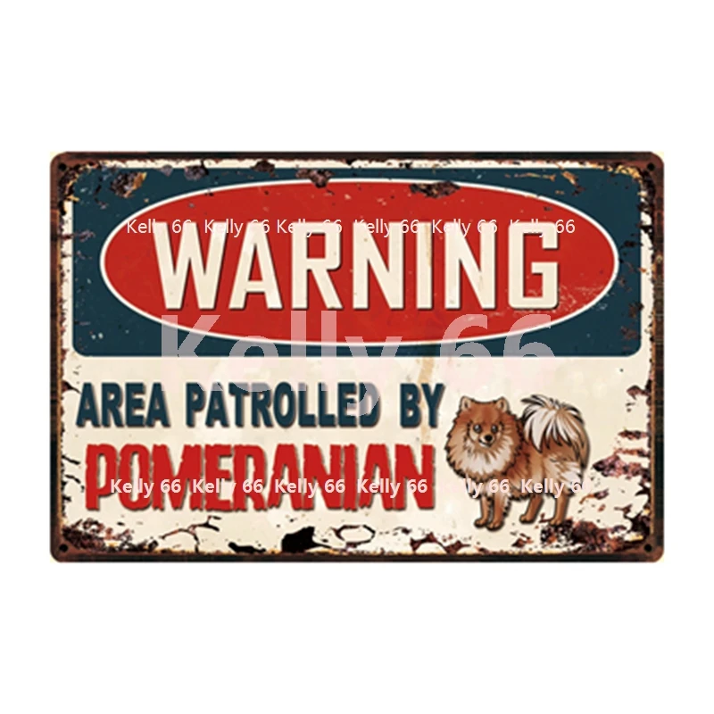 Предупреждение Kelly66] предупреждающая зона собаки патрулированная мальтисом