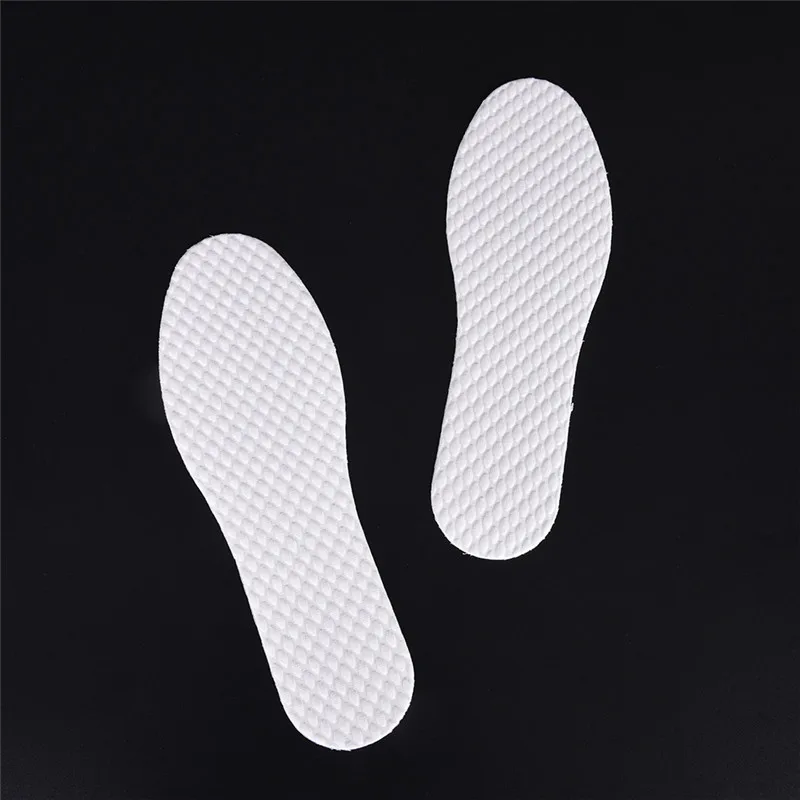 

White Disposable Comfortable Wood Pulp Shoes Insoles Inserts Insoles For Footwear Men Women Multi-size
