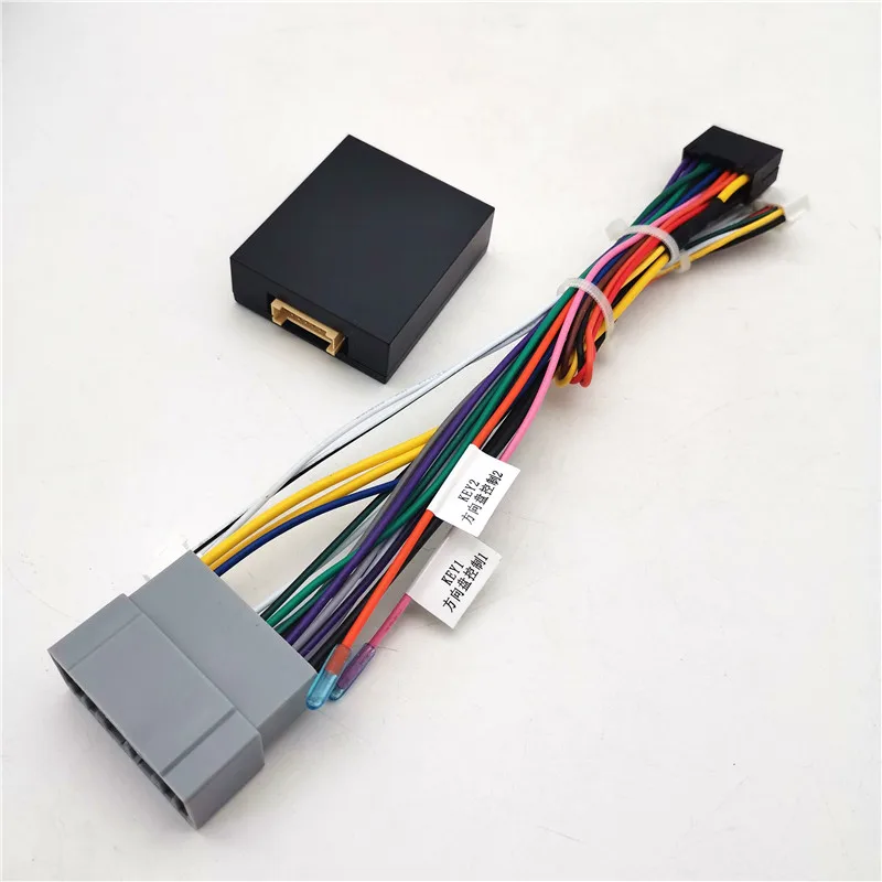 $156.17 Car Audio 16PIN Android Power Cable Adapter With Canbus Box For Jeep Compass 07~09 For Jeep Grand Cherokee Wk 2005-2010