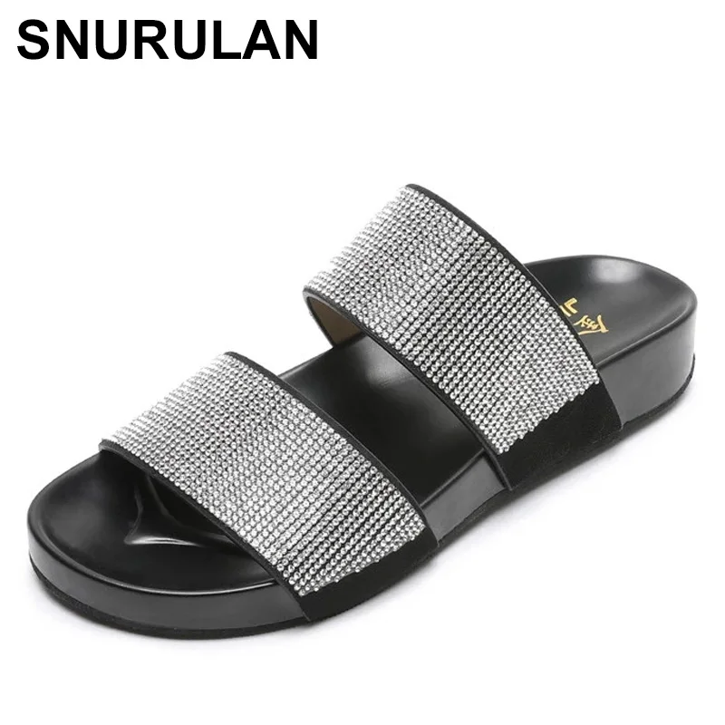 

SNURULAN удобные женские сандалии Летняя плоская римская женская обувь для комфорта по высоте Женская 2021 женская повседневная обувь