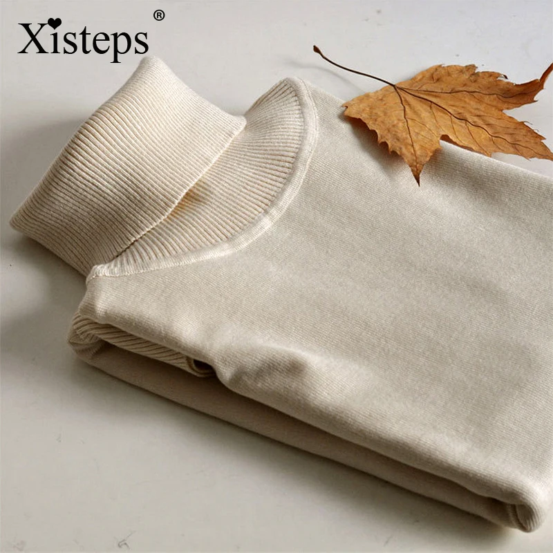 Новинка 2020 женские свитера Xisteps высококачественные толстые теплые вязаные топы