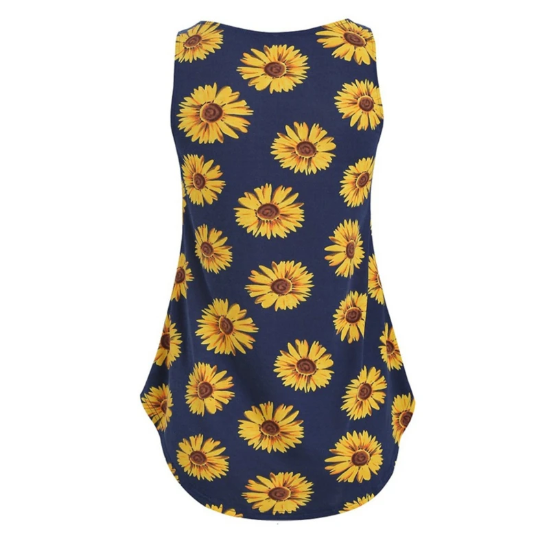 

2020 Summer New Dress Sunflower Pattern Printed Sexy Backless Slim Off Shoulder Female mid-length Dress Summer Clothing