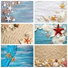 Mehofond летние пляжные песочные Морская звезда в виде ракушки фон для фотосъемки с изображением дерева для детей для дня рождения, для вечеринки в честь рождения ребенка фон для студийной фотосъемки