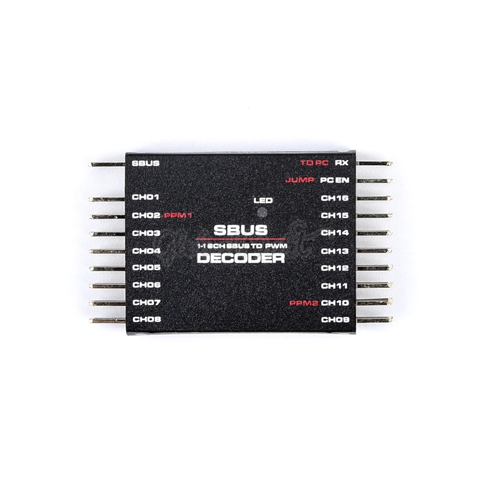 SBUS к PWM PPM декодеру 16CH для FPV RC Frsky X8R RXSR самолета | Игрушки и хобби