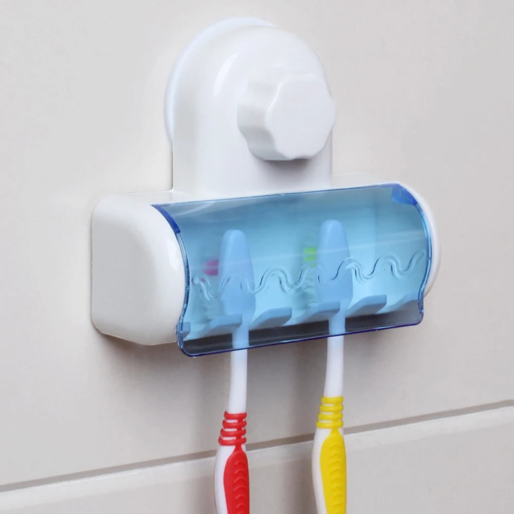 Ванная комната всасывания 5 позиций Зубная щётка держатель стойки настенное