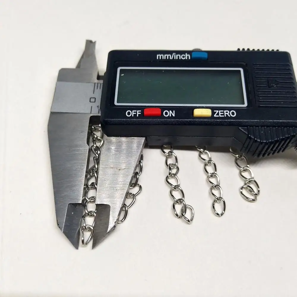 Длина 60 мм 10 лент металлическая цепь для соединения. Удлиняющая регулировки