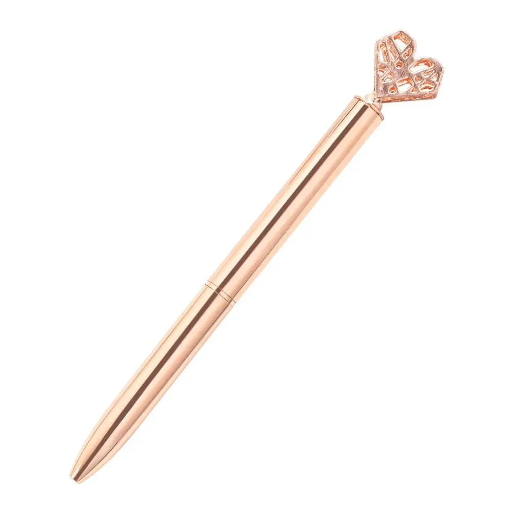 1 шт. миниатюрная шариковая ручка металлический карандаш для любви мм черные