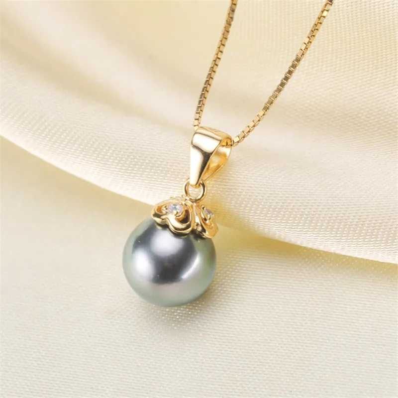 Качественный 925 посеребренный перламутровый кулон-аксессуар в виде ракушки