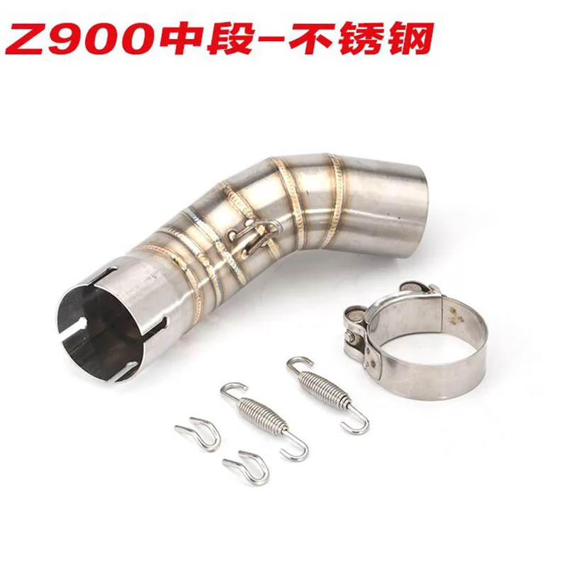 

Motorcycle Exhaust Muffler And Middle Link Pipe With DB Killer Escape Moto For Z900 2017 2018 2019 Years
