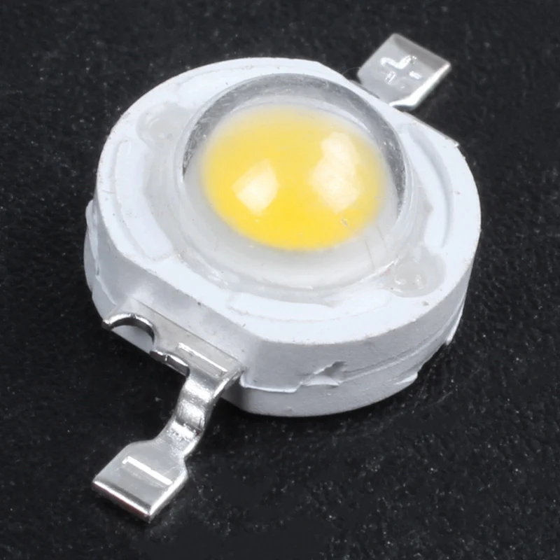 10 Pieces High Power 2 Pin 3W Warm White LED Bead Emitters 100-110Lm | Лампы и освещение