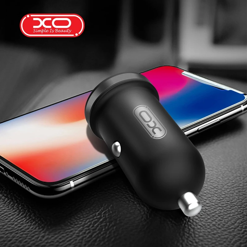 Автомобильное зарядное устройство XO Mini быстрая зарядка для iPhone Samsung Xiaomi быстрое