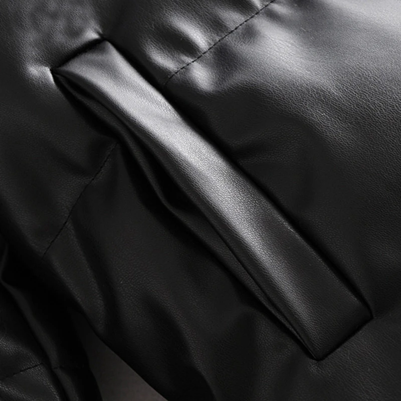 

Toppies 2020 Winter Women faux leather jacket coat oversized buttons Female black pu turn down collar outwear