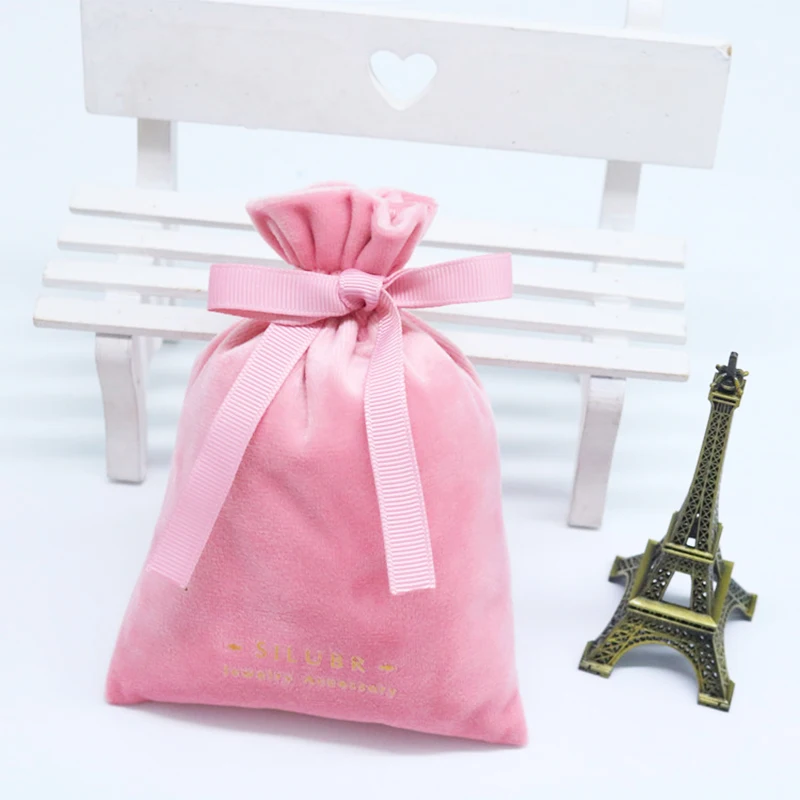 Шелка и бархата с лентой на шнурке косметичка сумка для макияжа губная помада