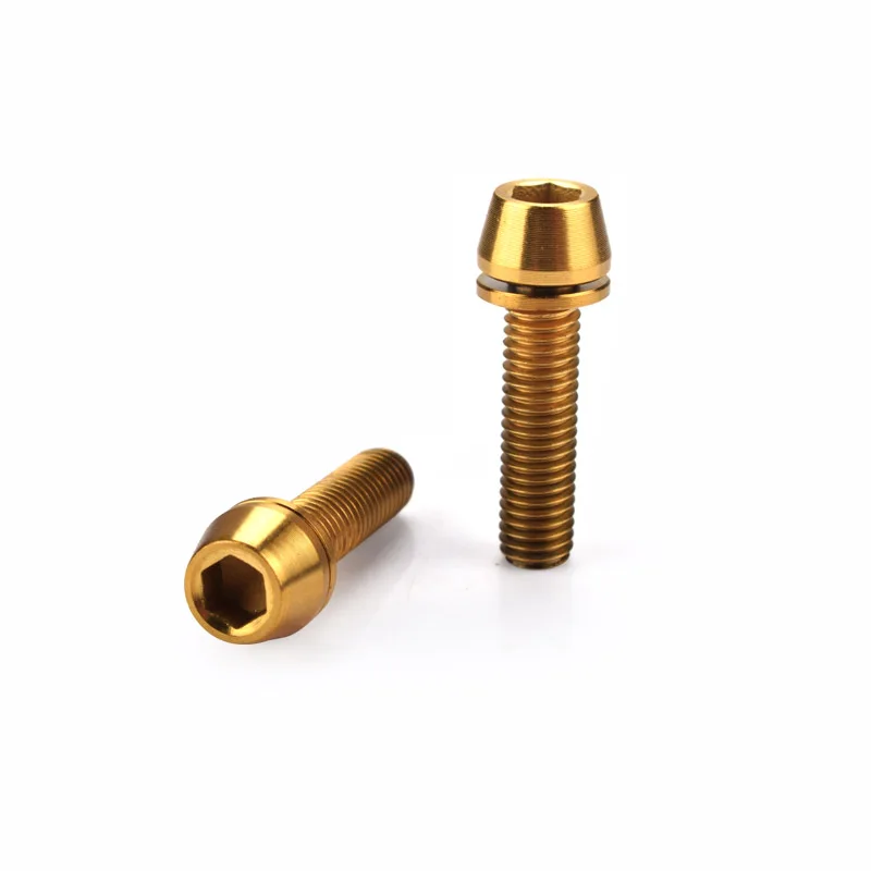 FMFXTR 2 шт. Титан M5 20 мм шестигранный Набор торцевых головок Самонарезающий винт