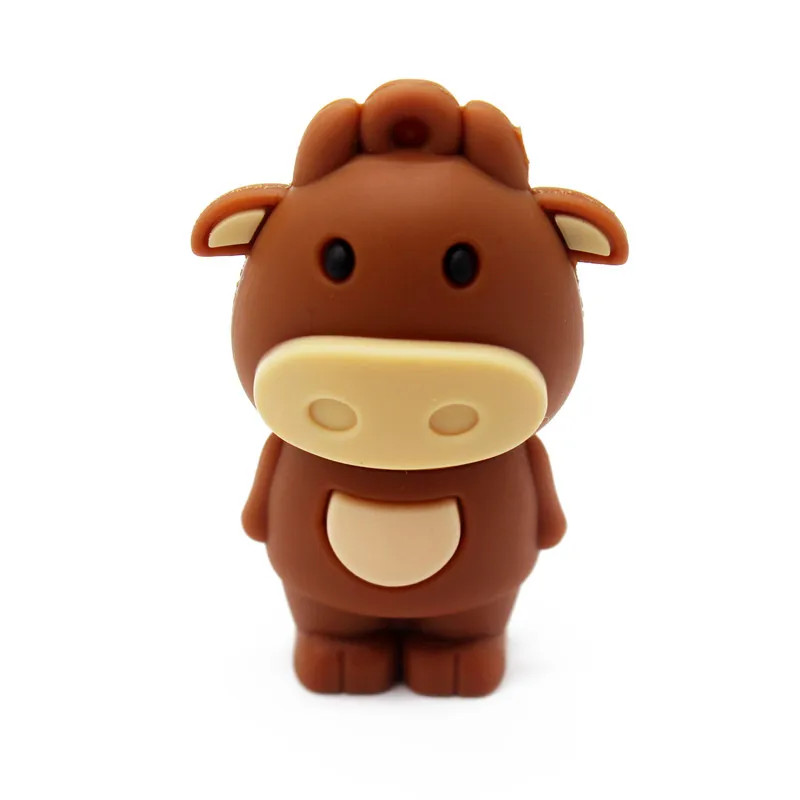 T2 Корабль Горячая Мода Мультфильм New Rui зверь 12 знаков зодиака брелок серии USB 2,0 4 GB/8 GB/16 GB/32 GB/64 GB подарок USB флеш-накопитель флешка - Цвет: T2