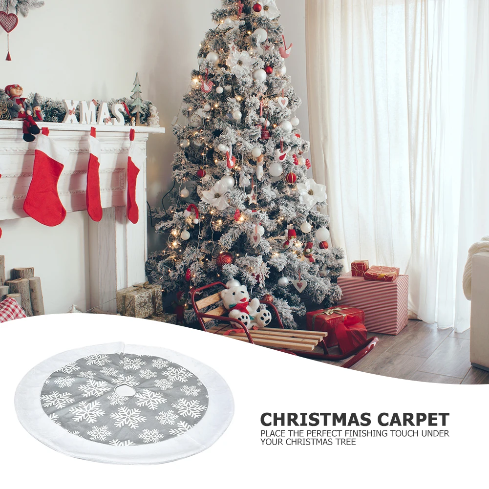 Коврик под рождественскую елку ковер для рождественской елки Пол Вечерние