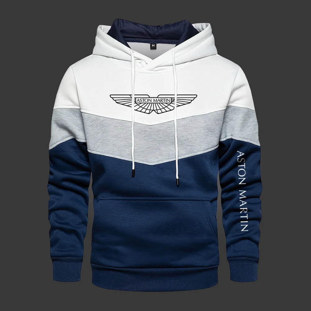 

2021 New Men's Hooded Aston-Martin Long Sleeve Outwear Autumn Spring Casual Hoodies Fleece Warm Sportswear Thicken Sweatshirts