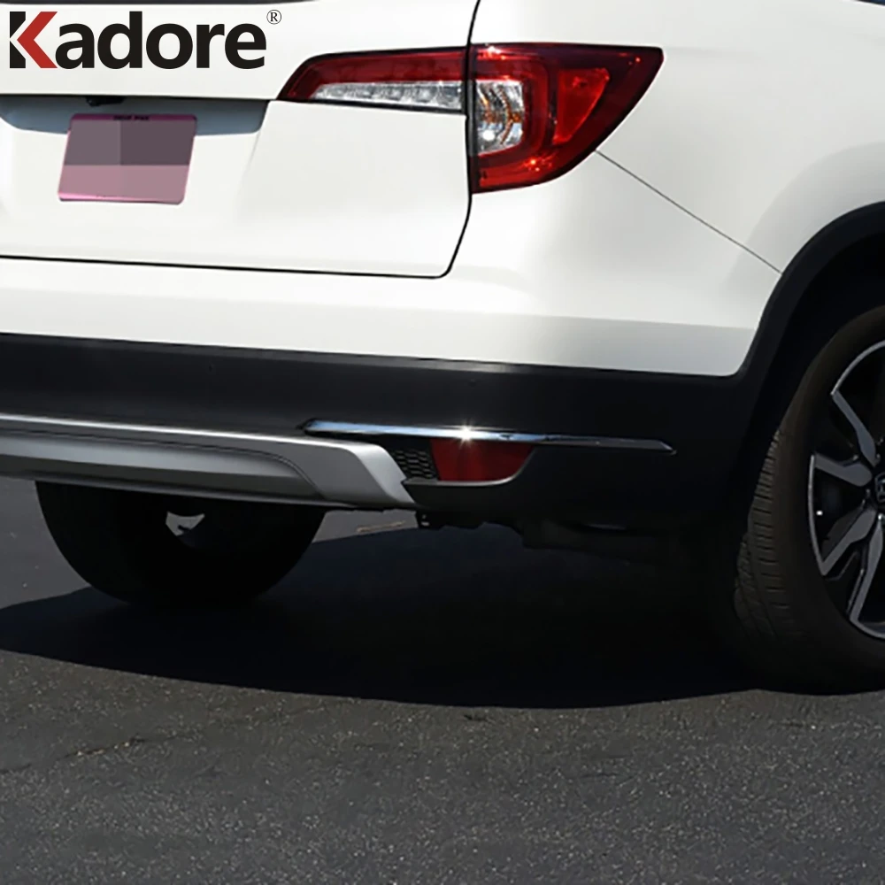 Накладки на углы для переднего и заднего бампера Honda Pilot SUV 2019 2020 2021|Хромирование| |