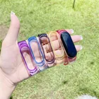 Браслет прозрачный для Xiaomi 6 Mi6 Mi5, милый ремешок для часов с изменением цвета, ремешок для Xiaomi 5 Mi4 Mi3