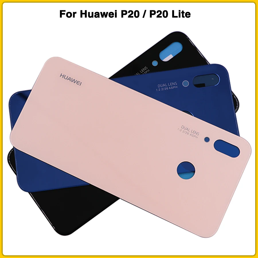Чехол для задней панели P20, стекло для huawei P20 P20 Lite Nova 3e, задняя крышка для батареи, запасная крышка для задней панели